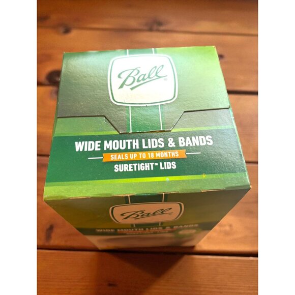Ball Wide Mouth Lids & Bands BPA Free set of 12 New Sealed - Picture 2 of 6